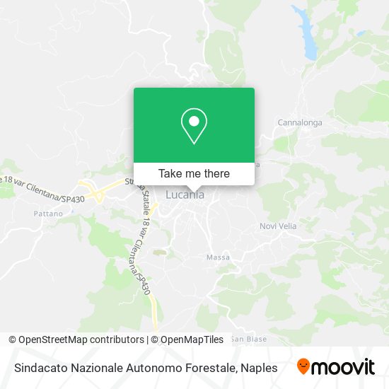 Sindacato Nazionale Autonomo Forestale map