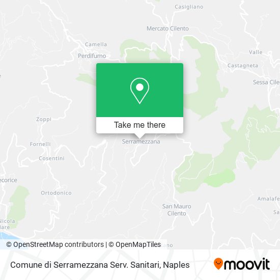 Comune di Serramezzana Serv. Sanitari map