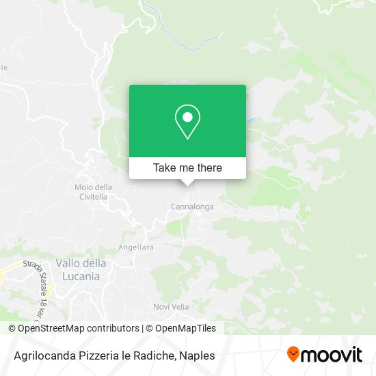 Agrilocanda Pizzeria le Radiche map