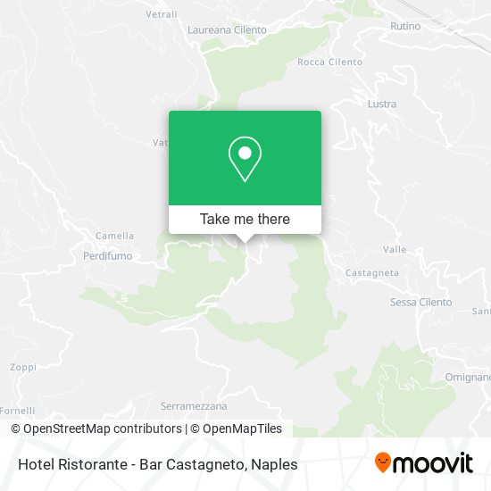 Hotel Ristorante - Bar Castagneto map