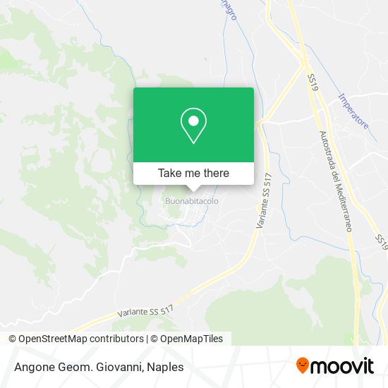 Angone Geom. Giovanni map