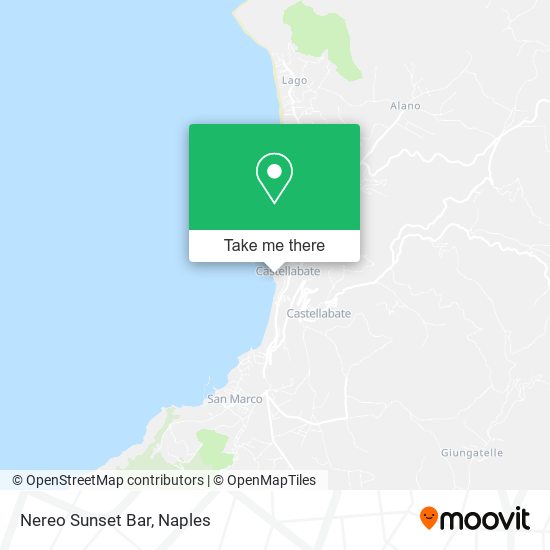 Nereo Sunset Bar map