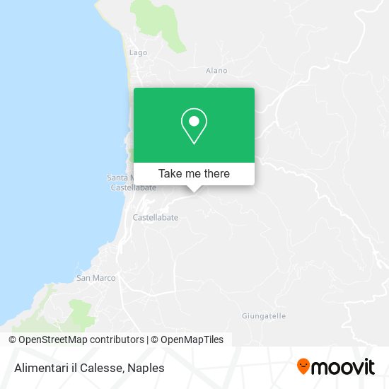 Alimentari il Calesse map