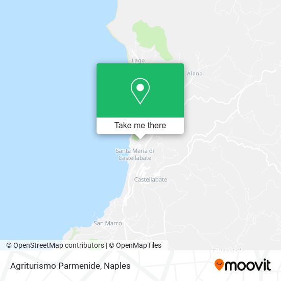 Agriturismo Parmenide map