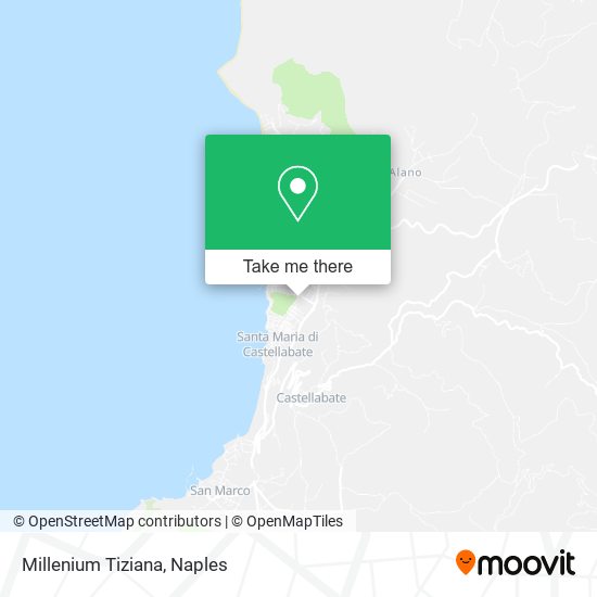 Millenium Tiziana map