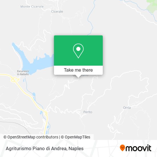 Agriturismo Piano di Andrea map