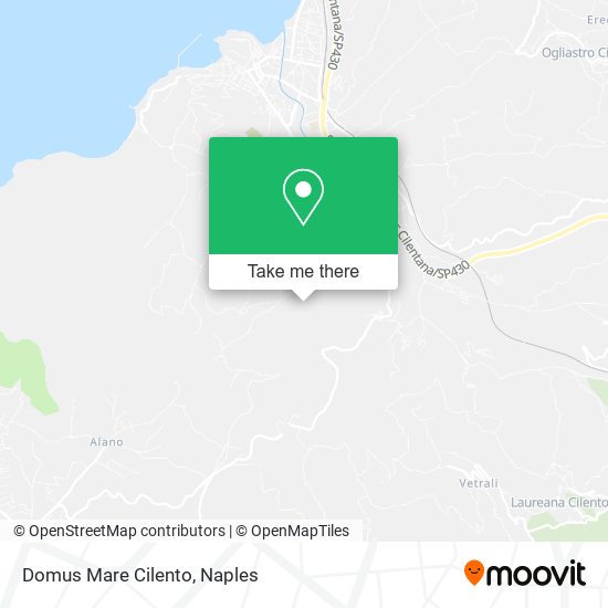 Domus Mare Cilento map