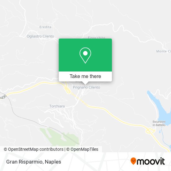 Gran Risparmio map