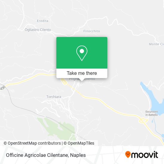Officine Agricolae Cilentane map