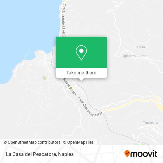 La Casa del Pescatore map