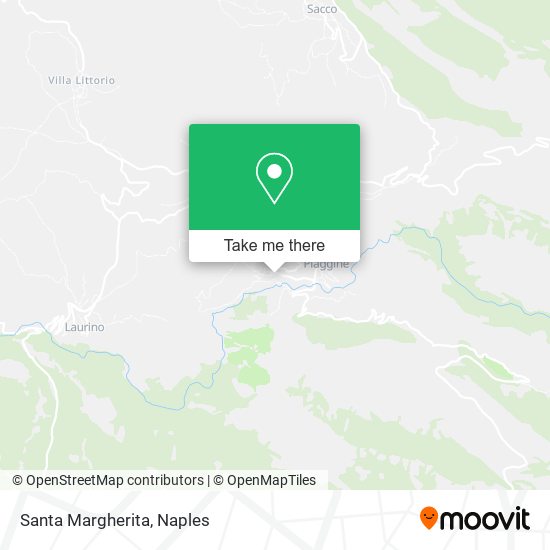 Santa Margherita map