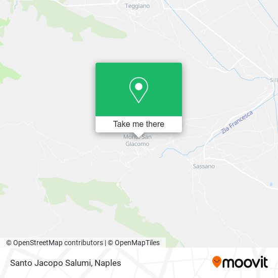 Santo Jacopo Salumi map