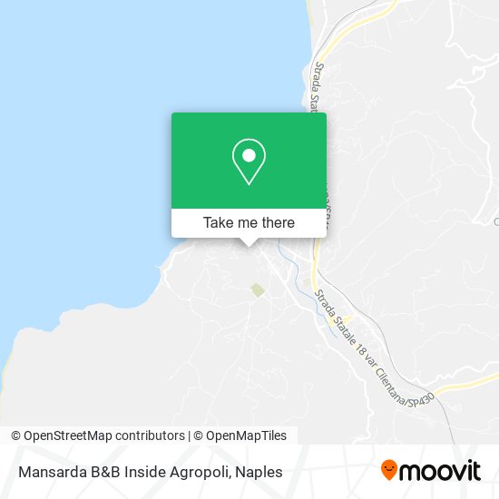 Mansarda B&B Inside Agropoli map