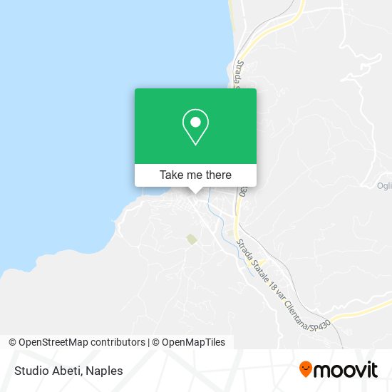Studio Abeti map