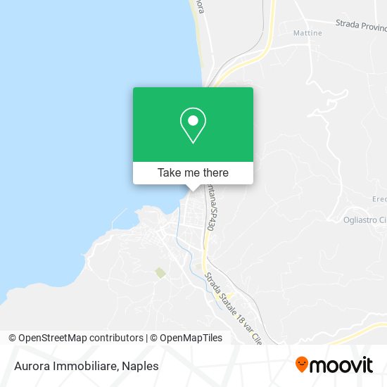 Aurora Immobiliare map