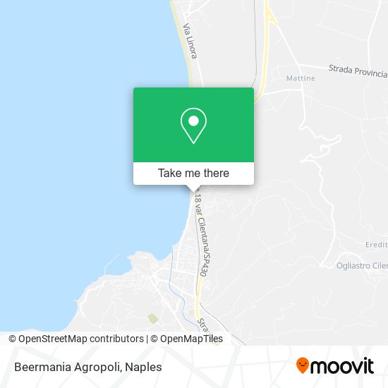 Beermania Agropoli map