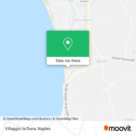 Villaggio la Duna map