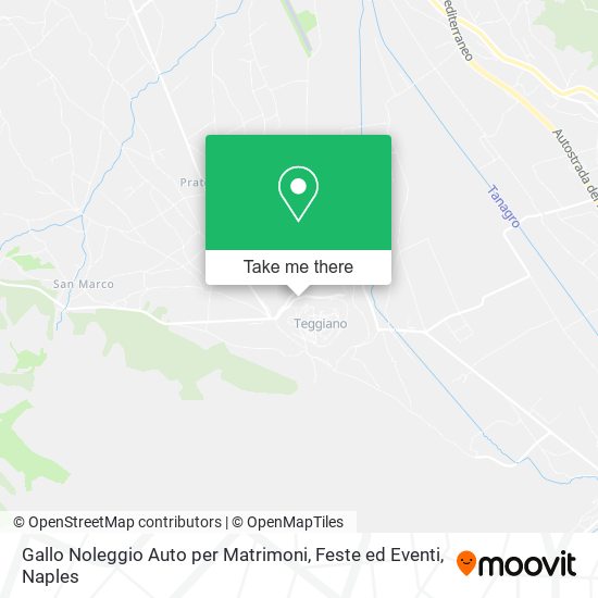 Gallo Noleggio Auto per Matrimoni, Feste ed Eventi map