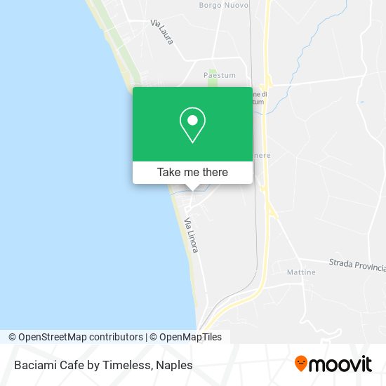 Baciami Cafe by Timeless map