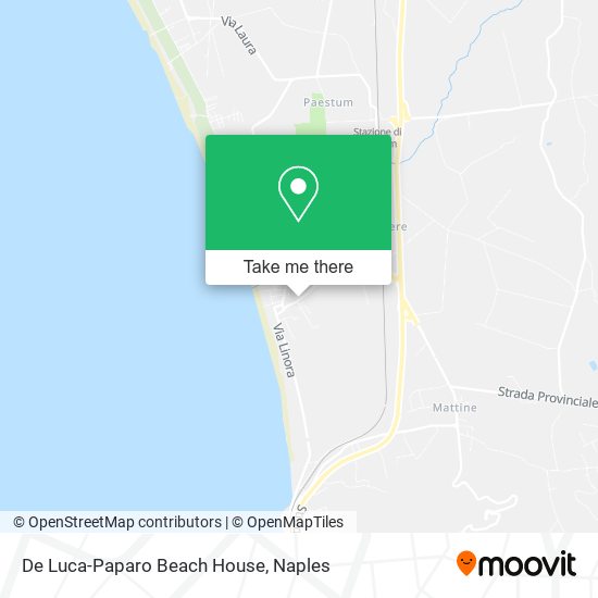 De Luca-Paparo Beach House map