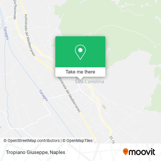 Tropiano Giuseppe map