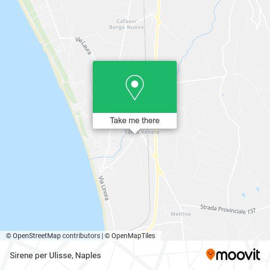Sirene per Ulisse map