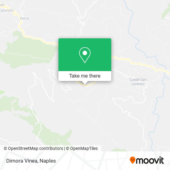 Dimora Vinea map