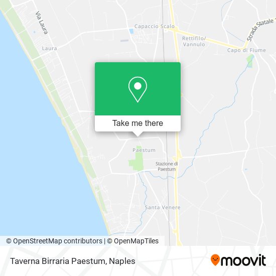 Taverna Birraria Paestum map