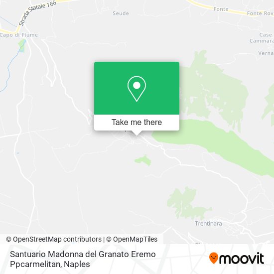 Santuario Madonna del Granato Eremo Ppcarmelitan map