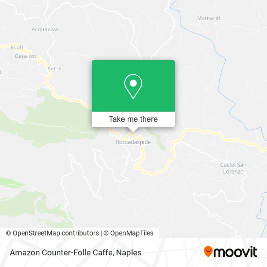 Amazon Counter-Folle Caffe map