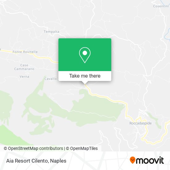 Aia Resort Cilento map