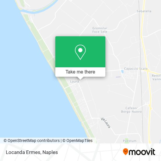Locanda Ermes map