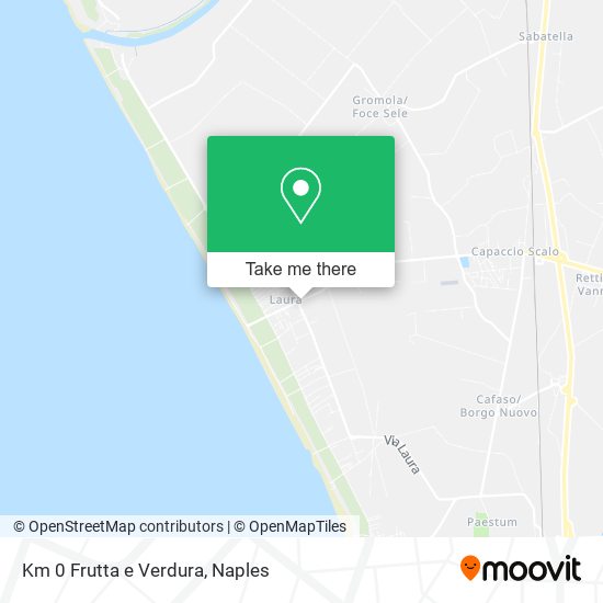 Km 0 Frutta e Verdura map