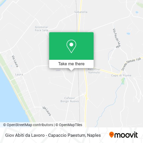 Giov Abiti da Lavoro - Capaccio Paestum map