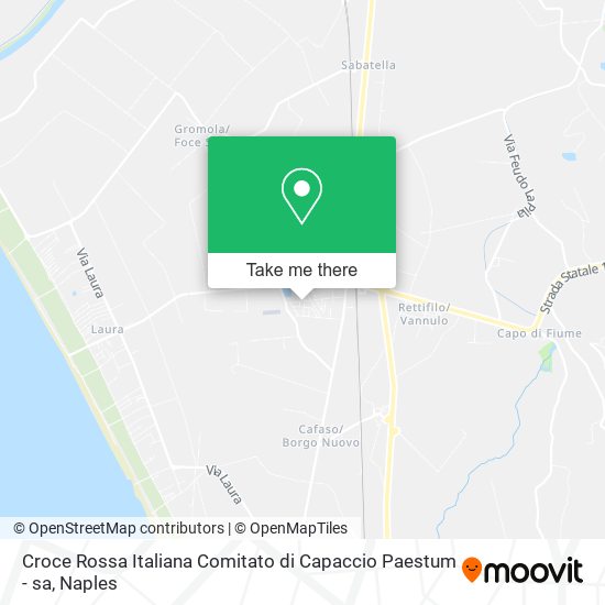 Croce Rossa Italiana Comitato di Capaccio Paestum - sa map