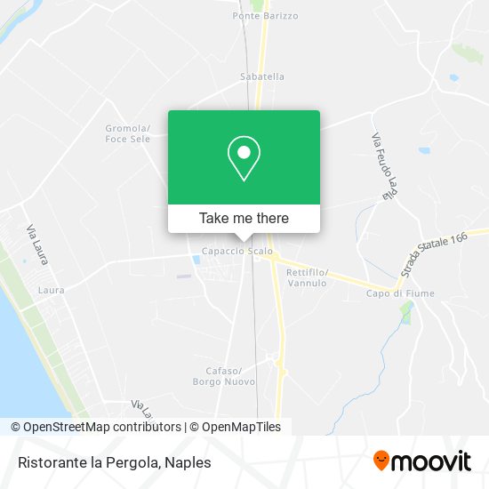 Ristorante la Pergola map