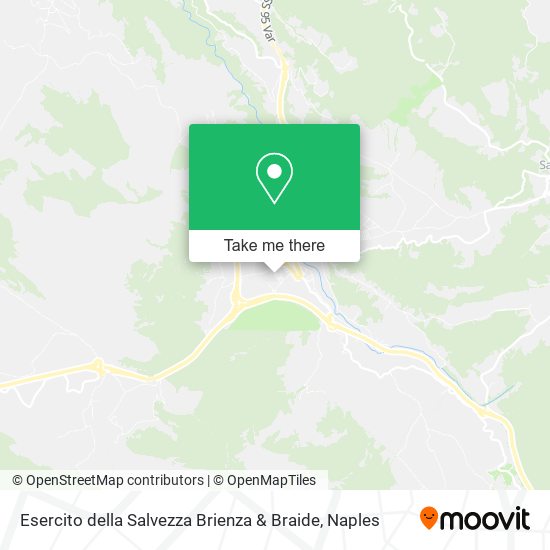 Esercito della Salvezza Brienza & Braide map