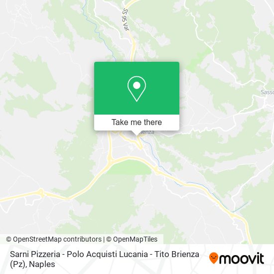 Sarni Pizzeria - Polo Acquisti Lucania - Tito Brienza (Pz) map