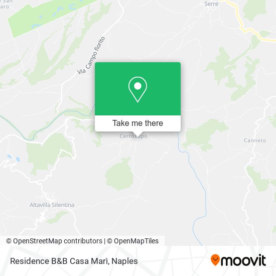 Residence B&B Casa Marì map
