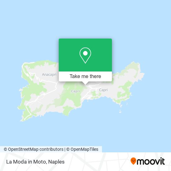 La Moda in Moto map