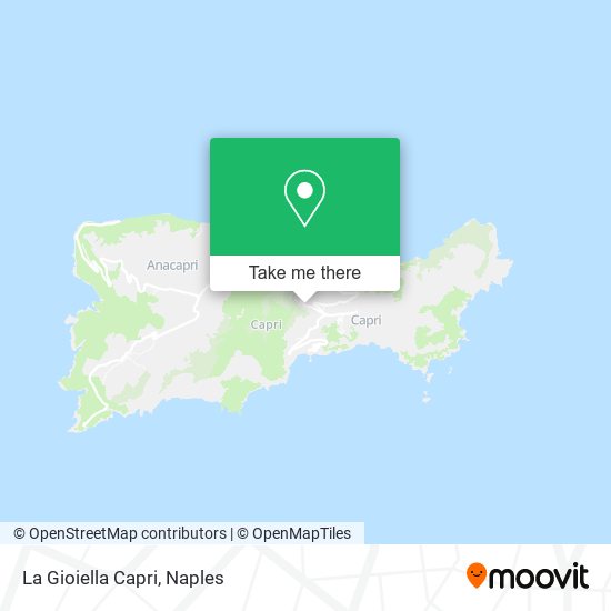 La Gioiella Capri map