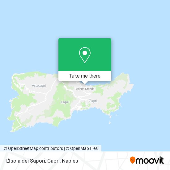 L'Isola dei Sapori, Capri map