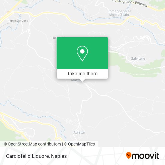 Carciofello Liquore map