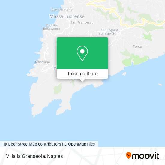 Villa la Granseola map