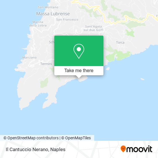 Il Cantuccio Nerano map