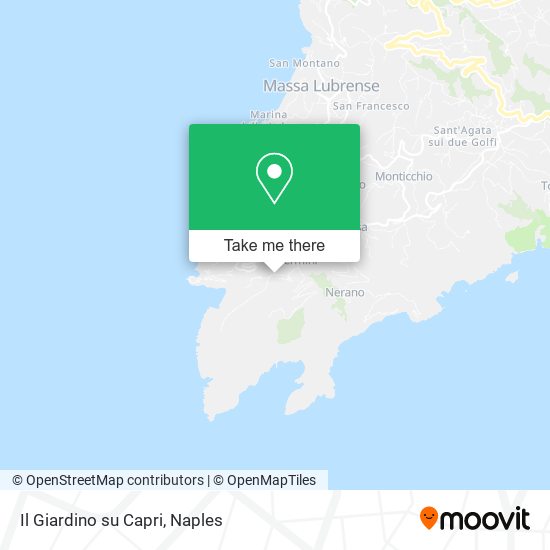 Il Giardino su Capri map
