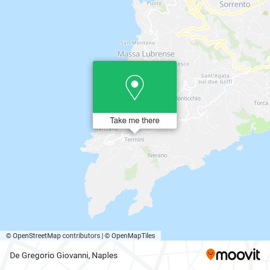 De Gregorio Giovanni map