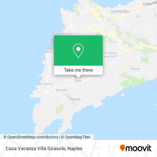 Casa Vacanza Villa Girasole map