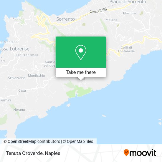 Tenuta Oroverde map