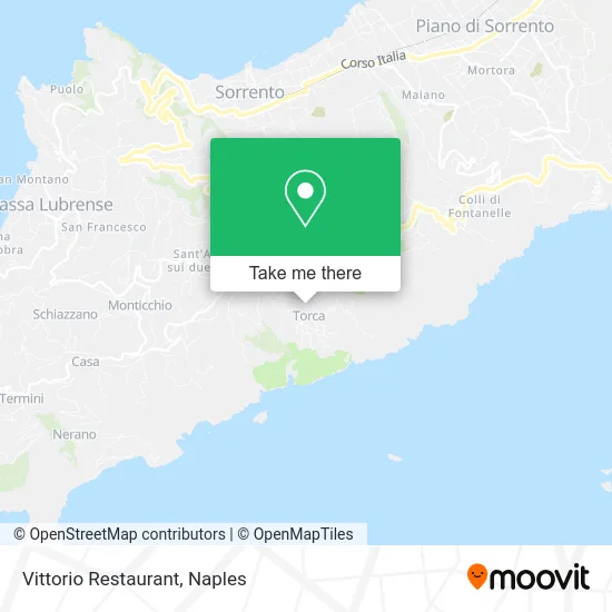 Vittorio Restaurant map